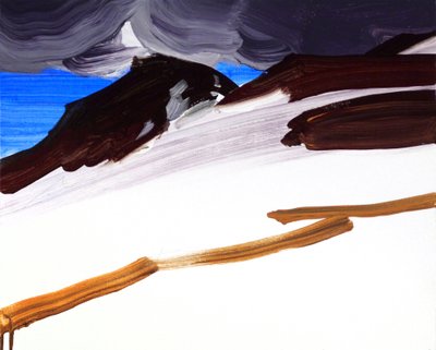 Leukerbad 6, 2012 (acrilico su tela) da Olivier Morel