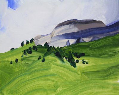 Leukerbad 9, 2012 (acrilico su tela) da Olivier Morel