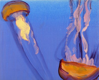 Méduses 7, 2013 (acrilico su tela) da Olivier Morel