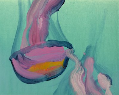 Méduses 8, 2013 (acrilico su tela) da Olivier Morel