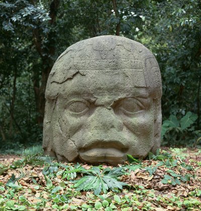 Testa colossale 4, periodo preclassico da Olmec