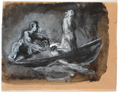 La barca di Caronte. Psiche attraversa lo Stige da Oluf Hartmann