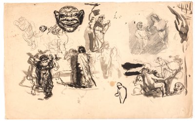 Studi di figura e composizione da Oluf Hartmann