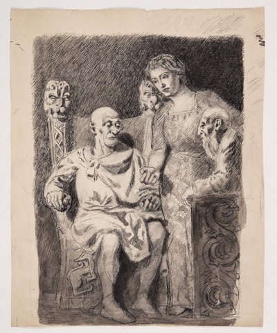 Motivo dalla storia o mitologia nordica da Oluf Hartmann
