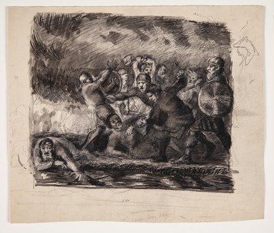 Scena di battaglia da Oluf Hartmann