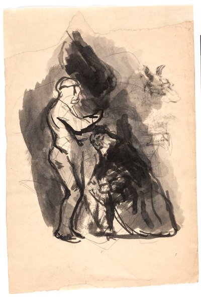 Studio per "Dedalo e Icaro" da Oluf Hartmann