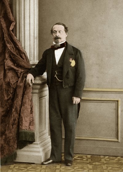 Ritratto di Napoleone III di Olympe Aguado de las Marismas - colorazione successiva da Olympe Aguado