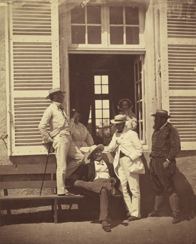 Alcuni familiari di Louis Robert, ca. 1860 da Olympe Aguado