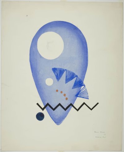 Blue Flower (Fiore blu) da Onchi Kôshirô