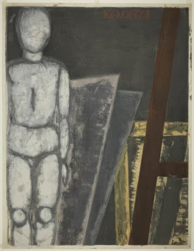 Manichino nello studio da Onchi Kôshirô