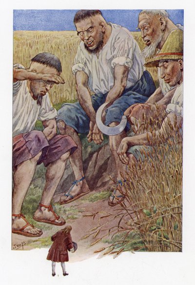 Illustrazione per I viaggi di Gulliver da Onfray de Breville Job