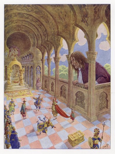 Illustrazione per I viaggi di Gulliver da Onfray de Breville Job
