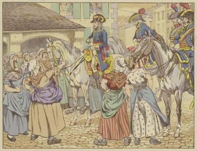 A Parigi nel 1795 durante una carestia, una pescivendola rimproverò Napoleone per essere ingrassato a spese del popolo. Sorridendo, rispose: Guardami e dimmi chi dei due è il più grasso? da Onfray de Breville Job
