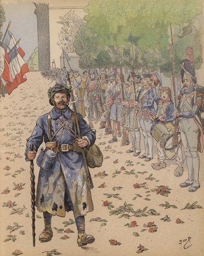 Il trionfo del Poilu da Onfray de Breville Job