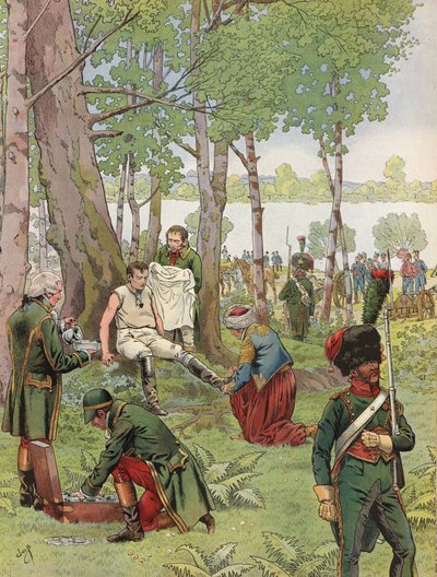 Napoleone mentre gli tolgono gli stivali e gli preparano il pasto da Onfray de Breville Job