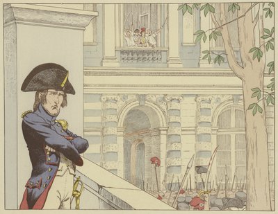Napoleone vede il re Luigi XVI per la seconda volta, 20 giugno 1792 da Onfray de Breville Job