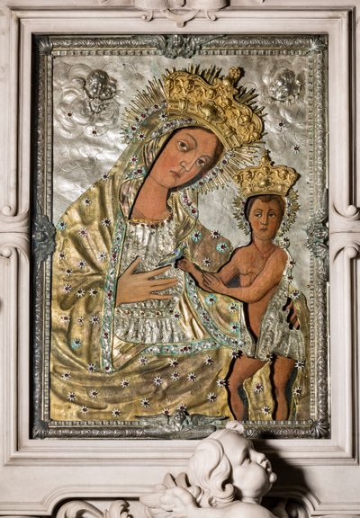 Madonna Odegitria - Icona con Riza da Onofrio Palvisino da Monopoli