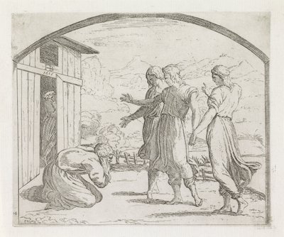 Abramo e i tre angeli da Orazio Borgianni
