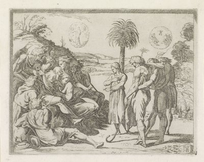 Giuseppe racconta i suoi sogni ai suoi fratelli da Orazio Borgianni