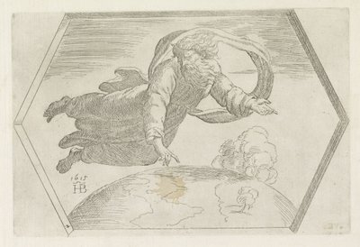 Creazione del cielo e della terra da Orazio Borgianni
