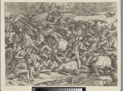Battaglia del Ponte Milvio da Orazio Farinati (attributed to)