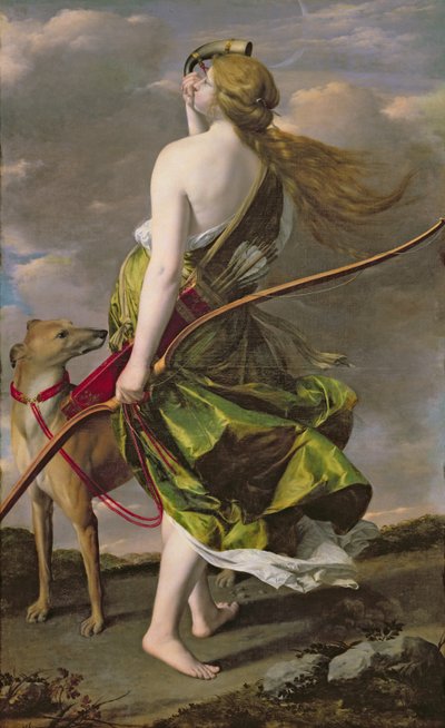 Diana la Cacciatrice, c.1624-25 da Orazio Gentileschi