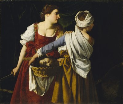 Giuditta e la sua ancella con la testa di Oloferne da Orazio Gentileschi
