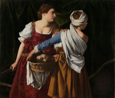 Giuditta e la sua ancella con la testa di Oloferne, c.1608-12 da Orazio Gentileschi
