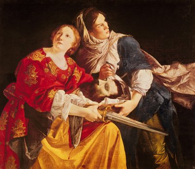Giuditta con la testa di Oloferne da Orazio Gentileschi