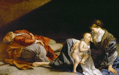 Il riposo durante la fuga in Egitto da Orazio Gentileschi