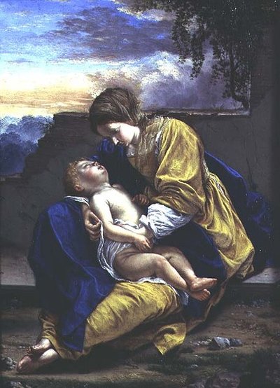 Madonna col Bambino da Orazio Gentileschi