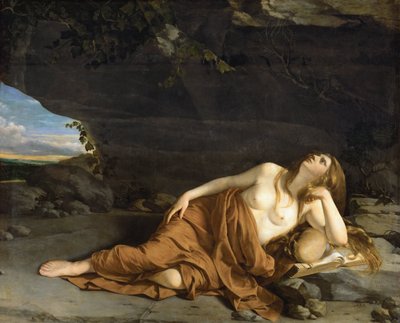 Maria Maddalena penitente da Orazio Gentileschi