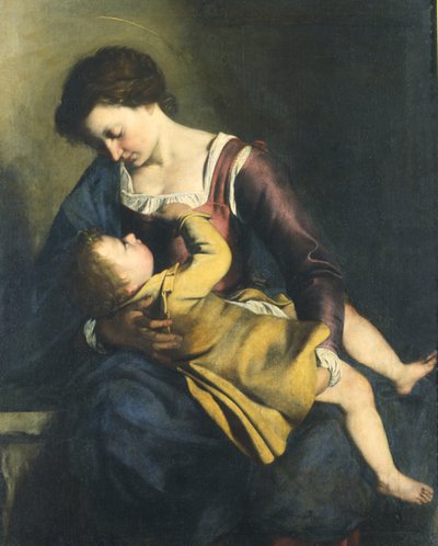 Vergine con Bambino da Orazio Gentileschi