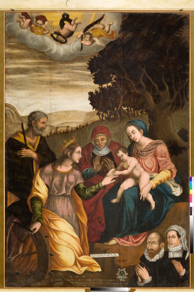 Matrimonio di Santa Caterina da Orazio da Spinazzola Iacobetta