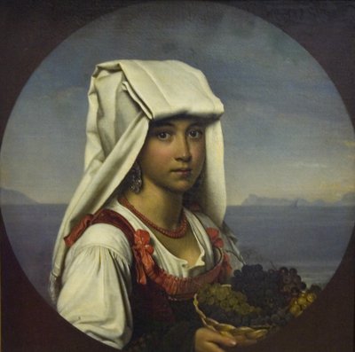 Ragazza napoletana con frutta, 1831 da Orest Adamovich Kiprensky