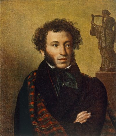 Ritratto di Alexander Pushkin da Orest Adamovich Kiprensky
