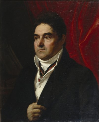 Ritratto di Vasily Semyonovich Khvostov 1756-1832, 1814 da Orest Adamovich Kiprensky