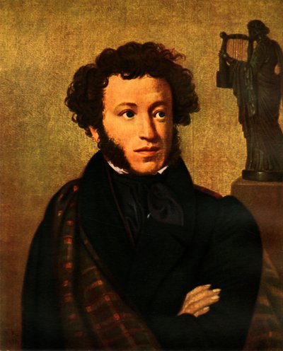 Ritratto di Alexandr Sergeyevich Pushkin da Orest Adamovich Kiprensky