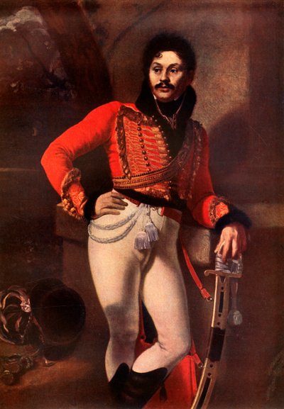 Ritratto di Denis Davydov, c1811, 1939 da Orest Adamovich Kiprensky