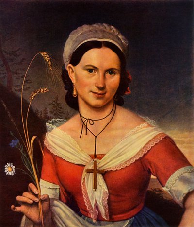 Ritratto della ballerina K. A. Telesheva, 1828, 1965 da Orest Adamovich Kiprensky