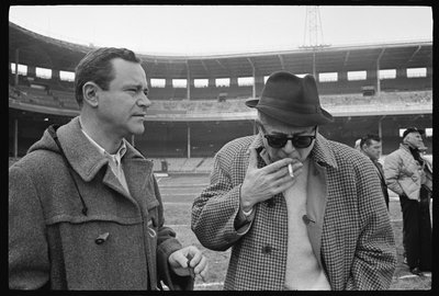 Billy Wilder e Jack Lemmon sul set di 
