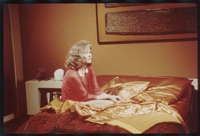 Faye Dunaway sul set di 