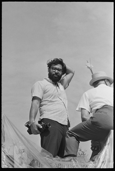 Francis Ford Coppola sul set di 