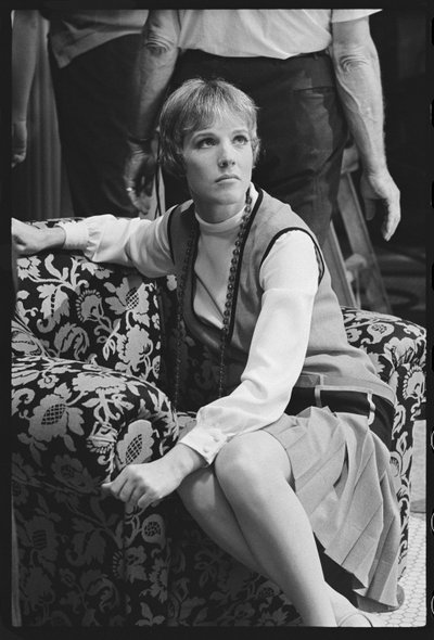Julie Andrews sul set di 