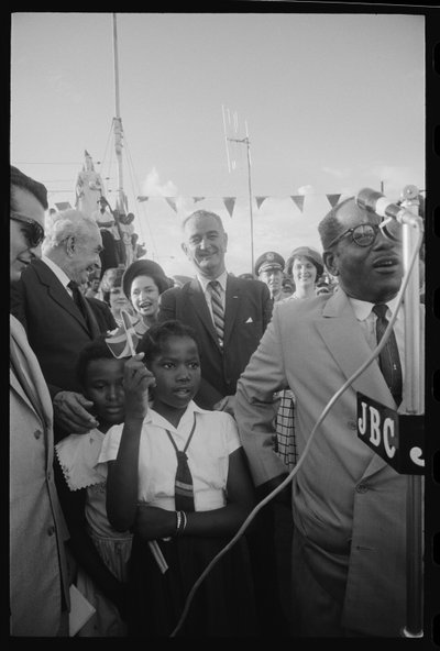 Lyndon B. Johnson in Giamaica da Orlando Suero