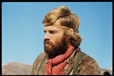 Robert Redford sul set di 