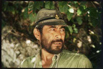 Toshiro Mifune sul set di 