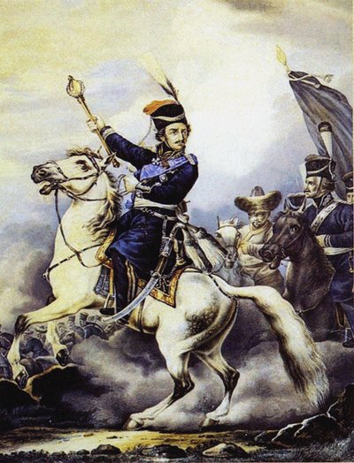 Conte Matvei Ivanovich Platov 1757-1818 da Orlowski