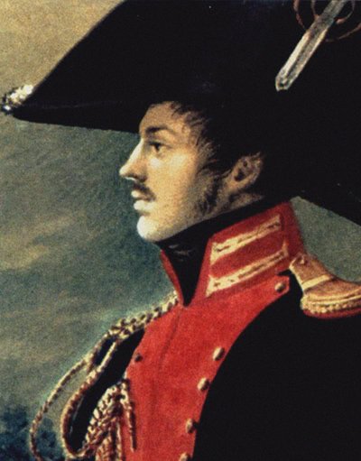 Ritratto di Pavel Ivanovich Pestel 1793-1826 (dettaglio), 1813 da Orlowski