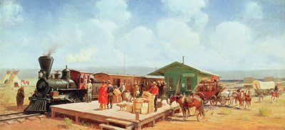 Stazione ferroviaria occidentale, giorni di frontiera da Oscar Edward Berninghaus